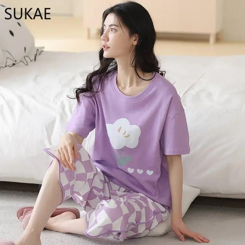 Charming Printed Night Suit (SP-08)