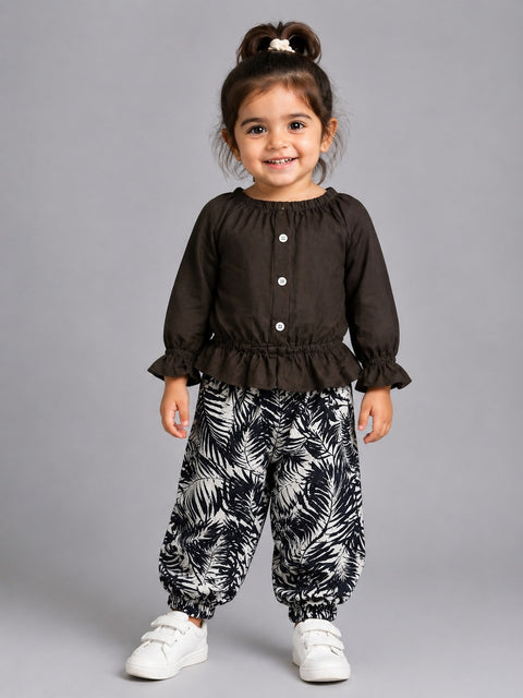 Little Button Frock Co-Ord Set