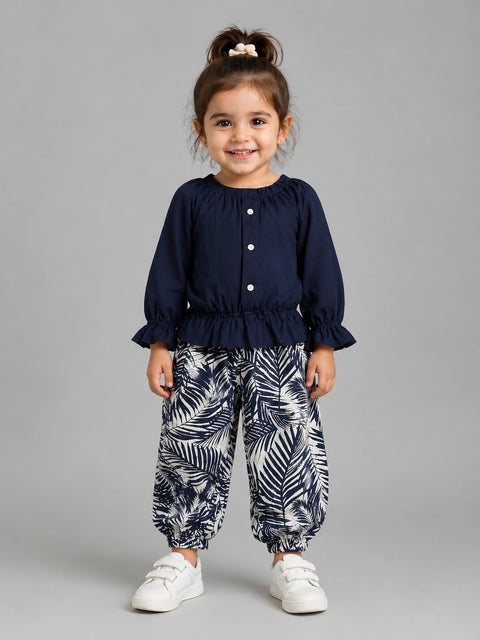 Little Button Frock Co-Ord Set