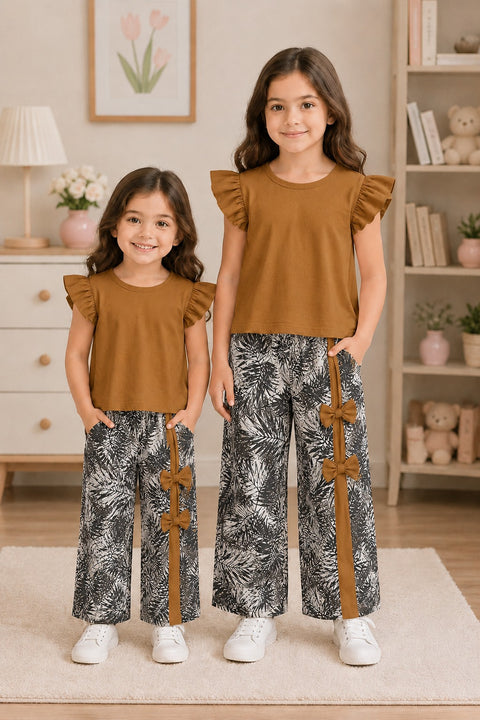 Little Bow Frock-Style Co-Ord Set