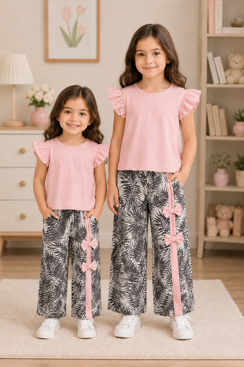 Little Bow Frock-Style Co-Ord Set
